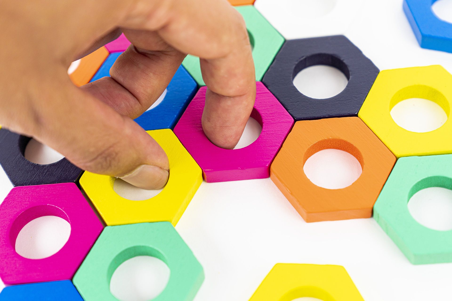 Seurapeli Professor Puzzle - Hexagone Game
