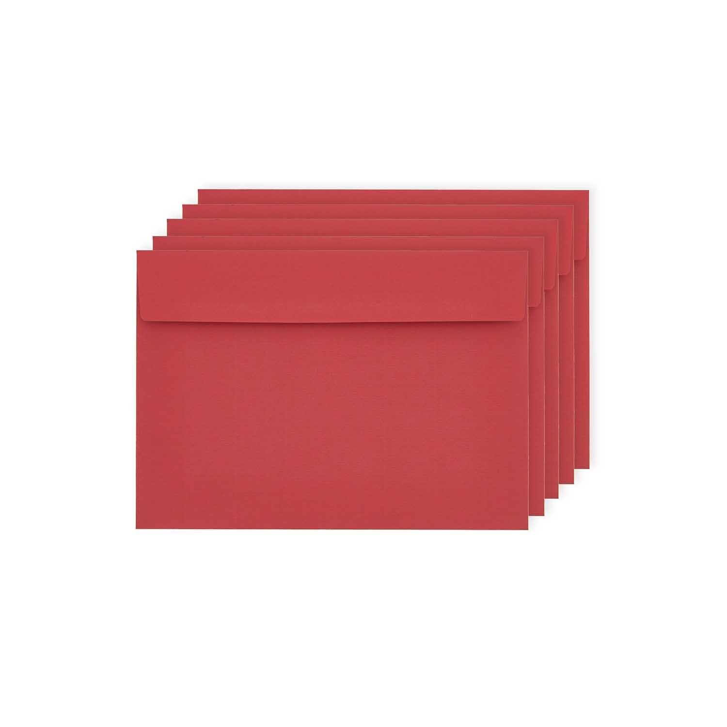 Kirjekuoret 5kp C6 Paper Poetry - Red