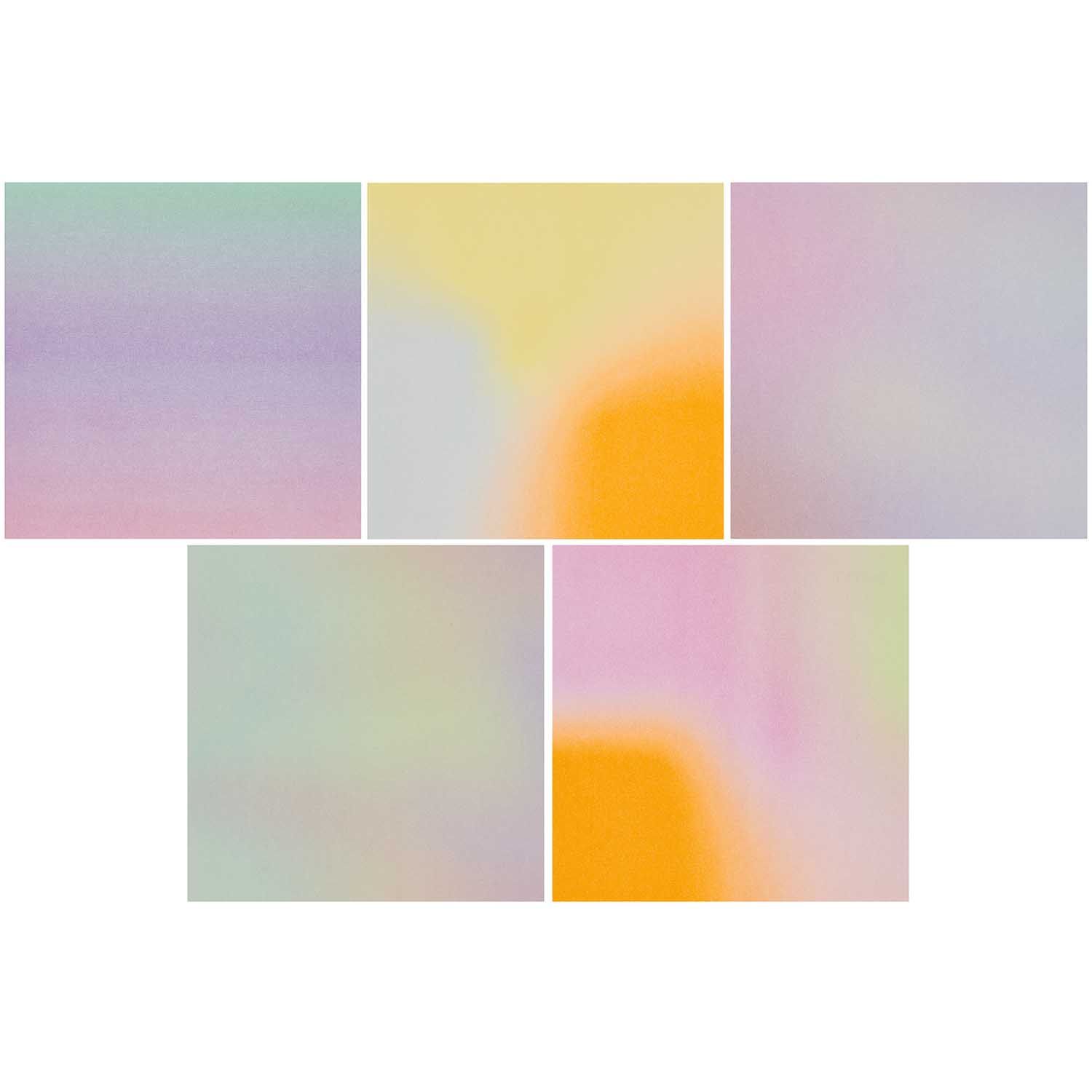 Origamipaperi 50 kpl Rico Design - Blurry gradient