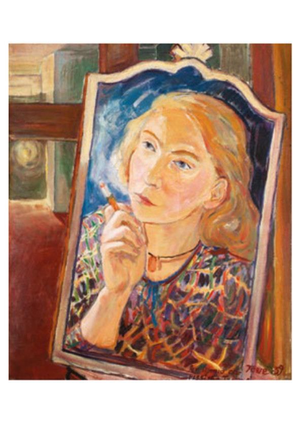 Postikortti Tove Jansson - Omakuva 1939