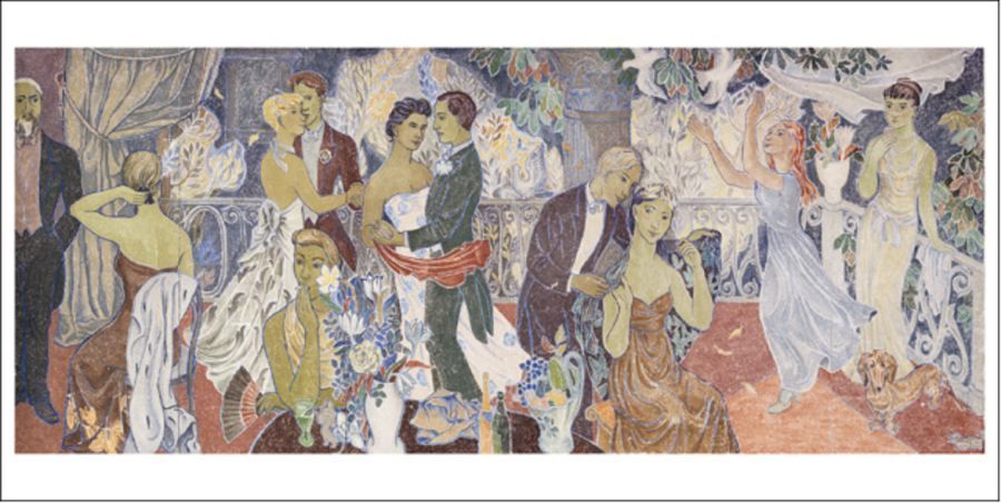 Postikortti panoraama Tove Jansson - Juhlat kaupungissa