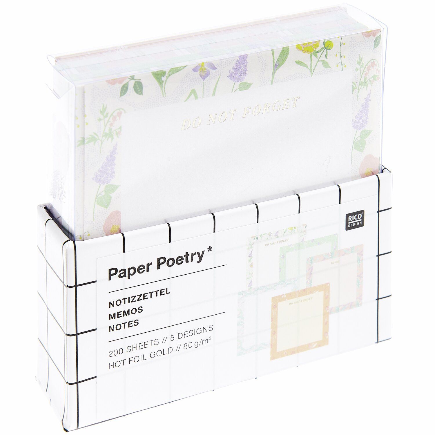 Muistilaput Rico Design - Flower frames