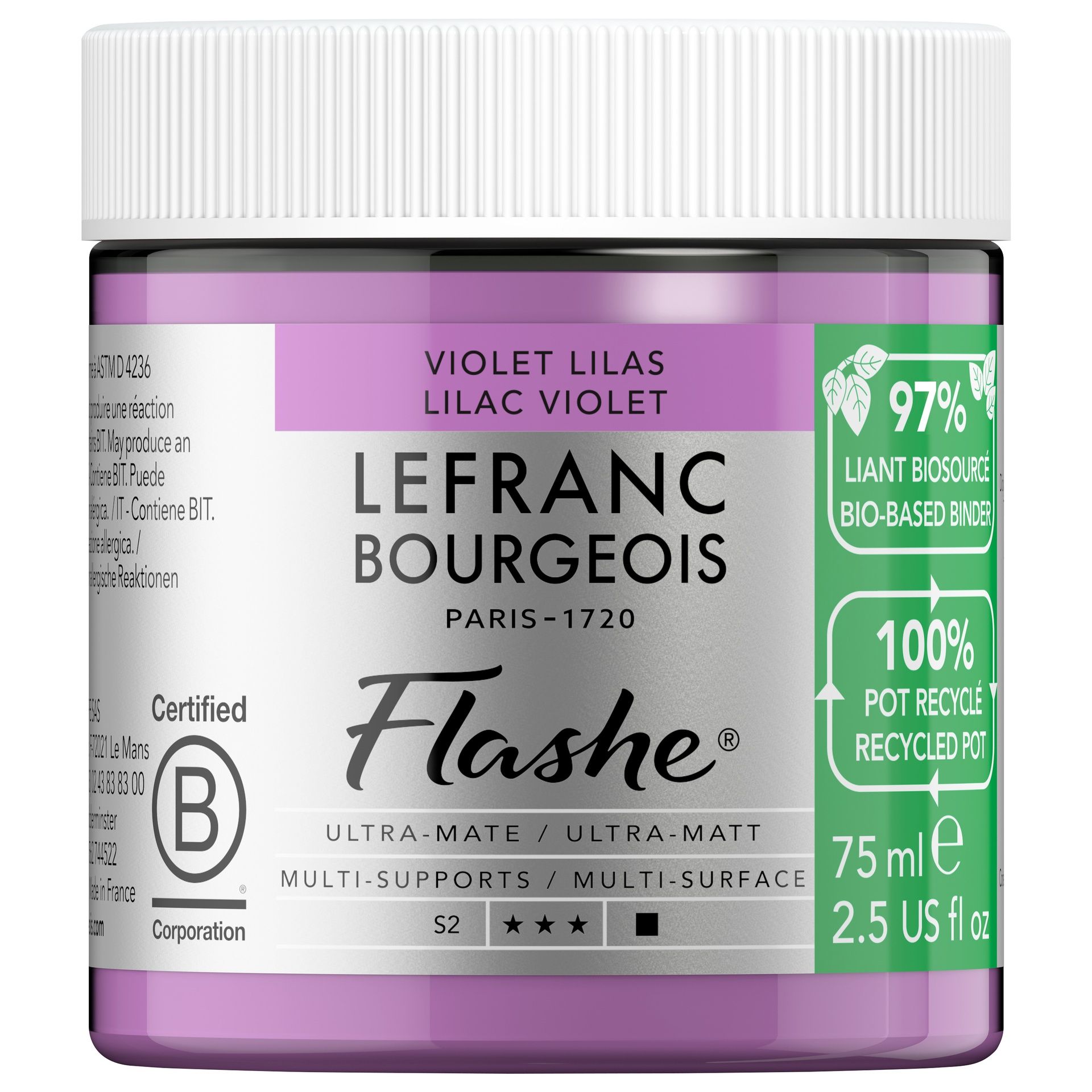 Vinyylimaali 75 ml LB Flashe BIO (660) Lilac Violet