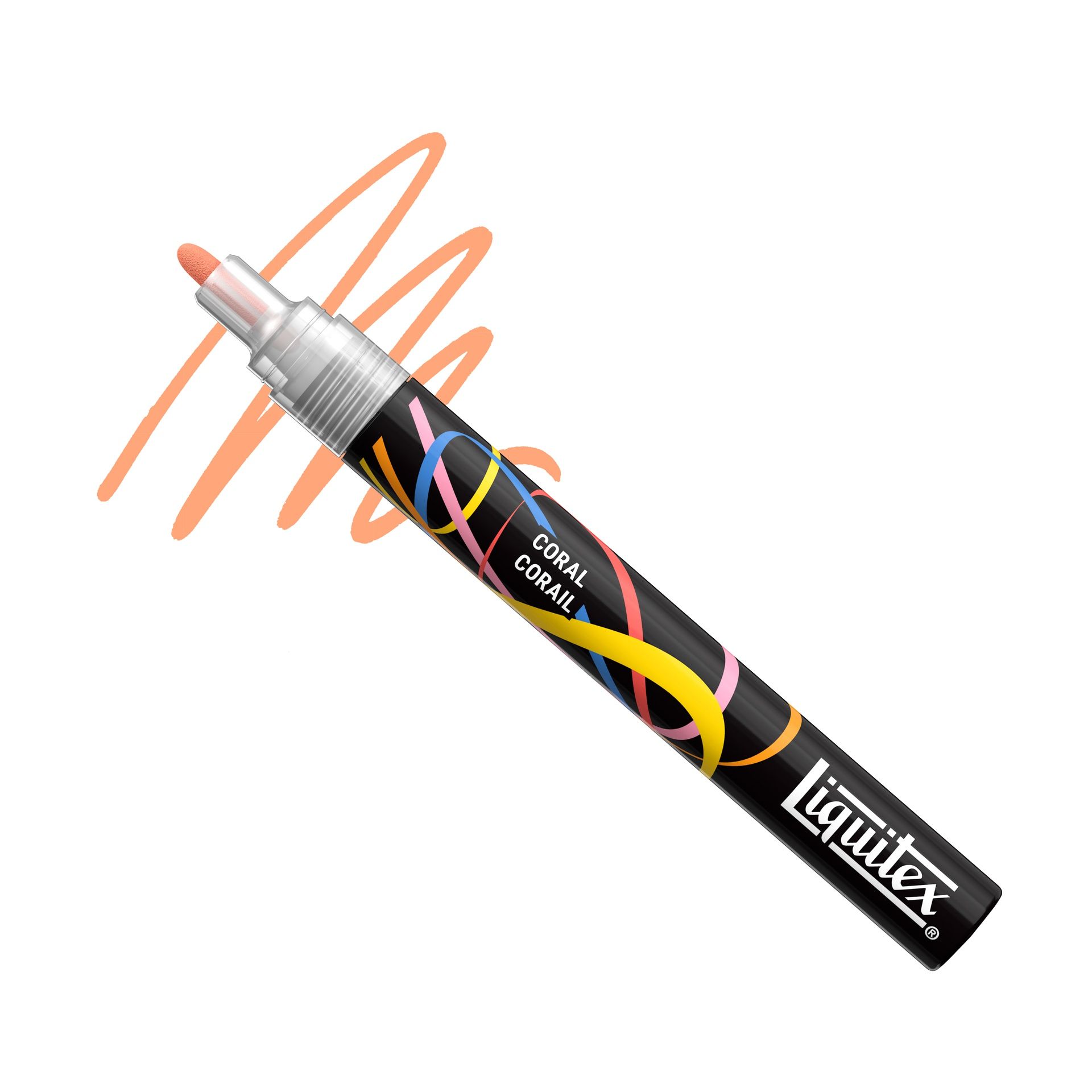 Akryylitussi Liquitex 2 mm Coral X0188