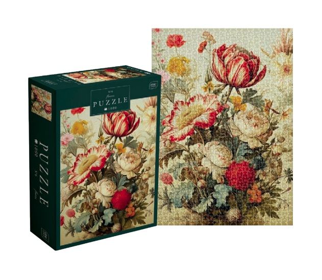 Palapeli 1000 palaa Interdruk - Flowers 6