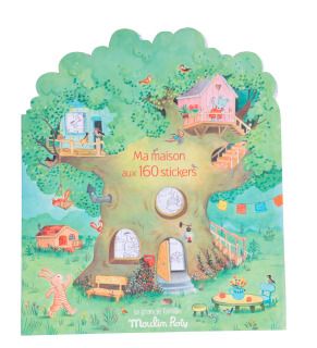 Värityskirja tarroilla - La Grande Famille