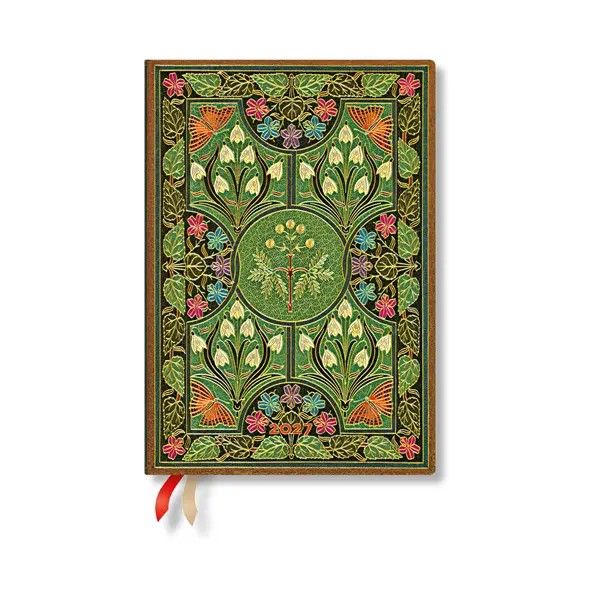 Viikkopäivyri 12 kk Midi 2027 Paperblanks - Poetry in Bloom