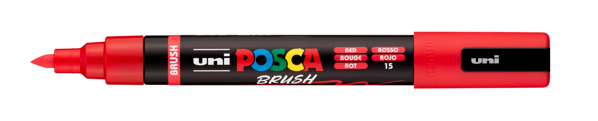 UNI POSCA Brush Marker PC-5BR 40 red