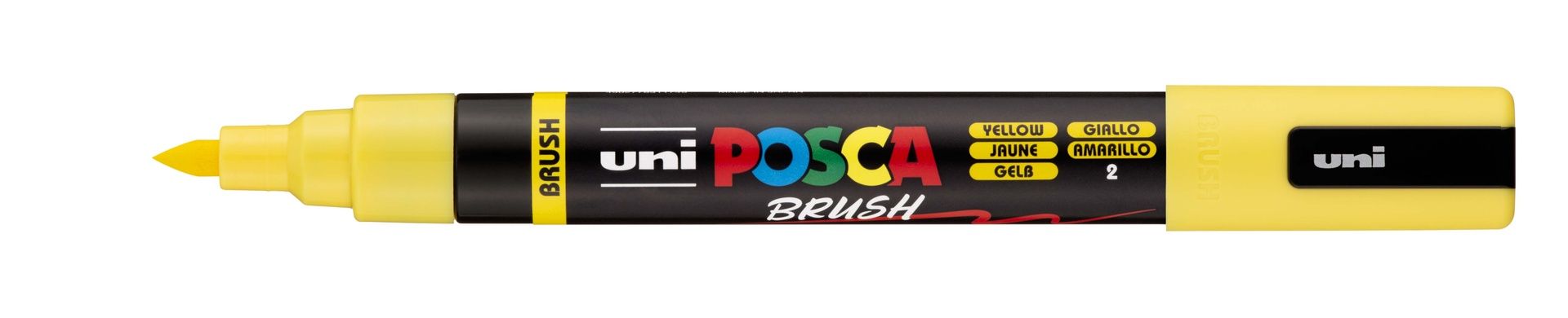 UNI POSCA Brush Marker PC-5BR 44 yellow