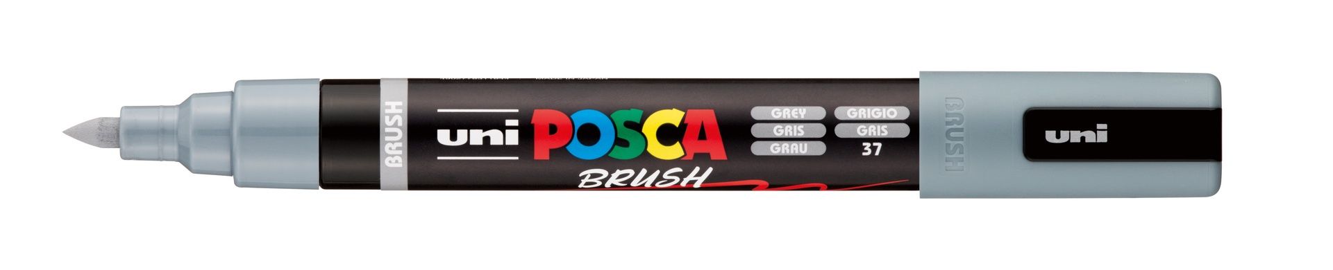 UNI POSCA Brush Marker PC-5BR 95 grey