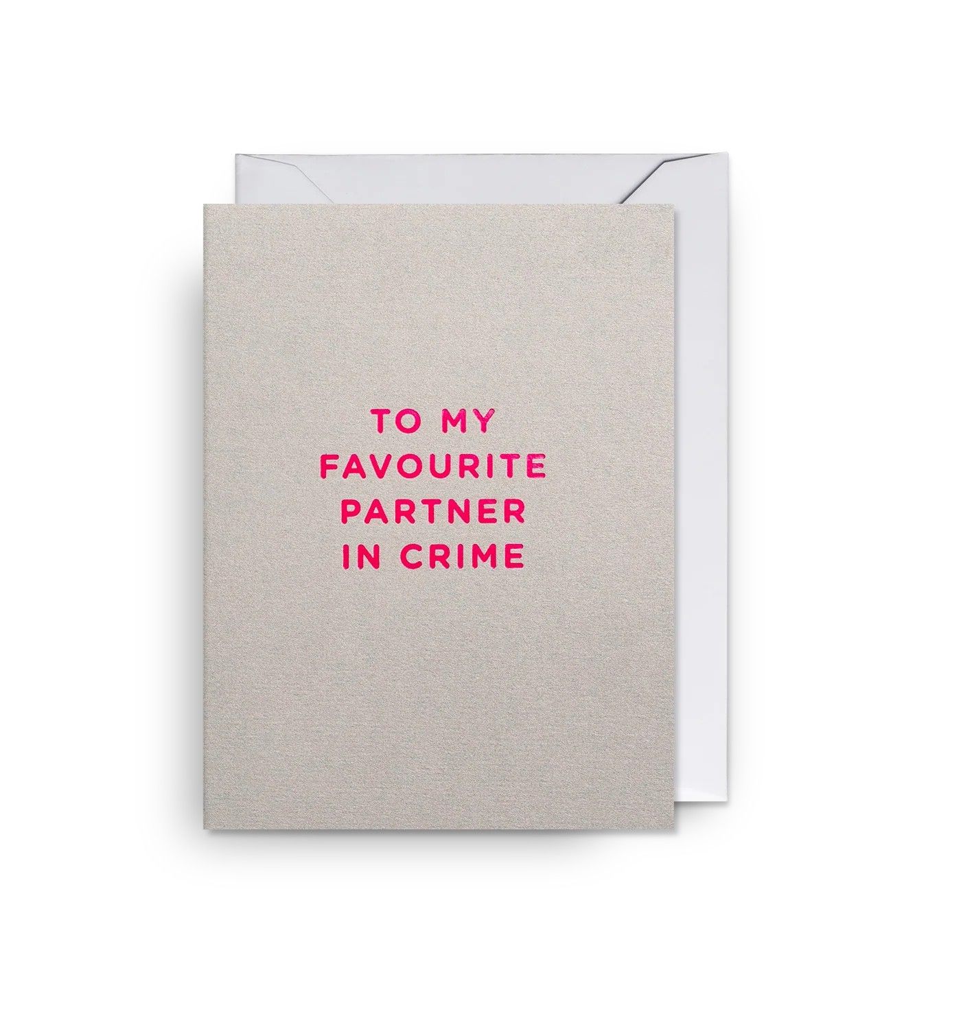 Pikkukortti Lagom - To My Favourite Partner in Crime