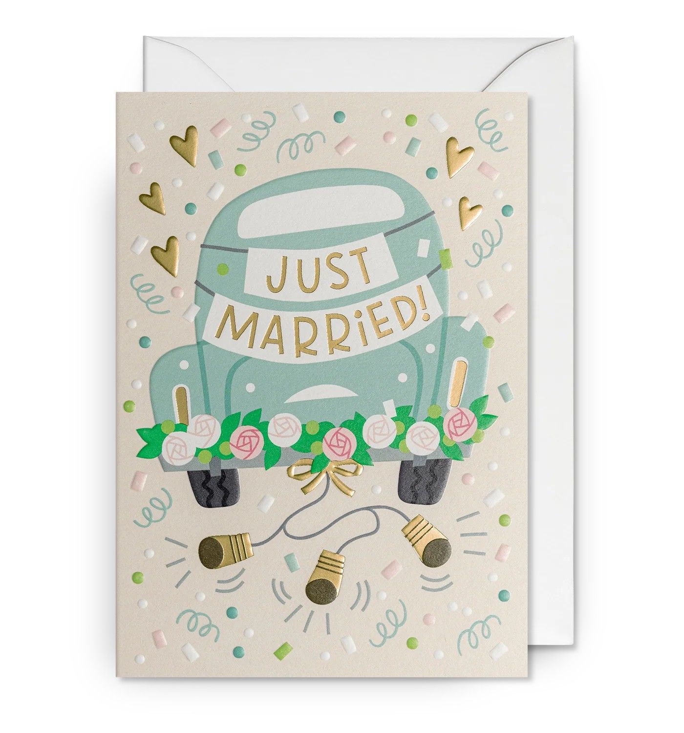 2-osainen kortti Lagom - Just Married!
