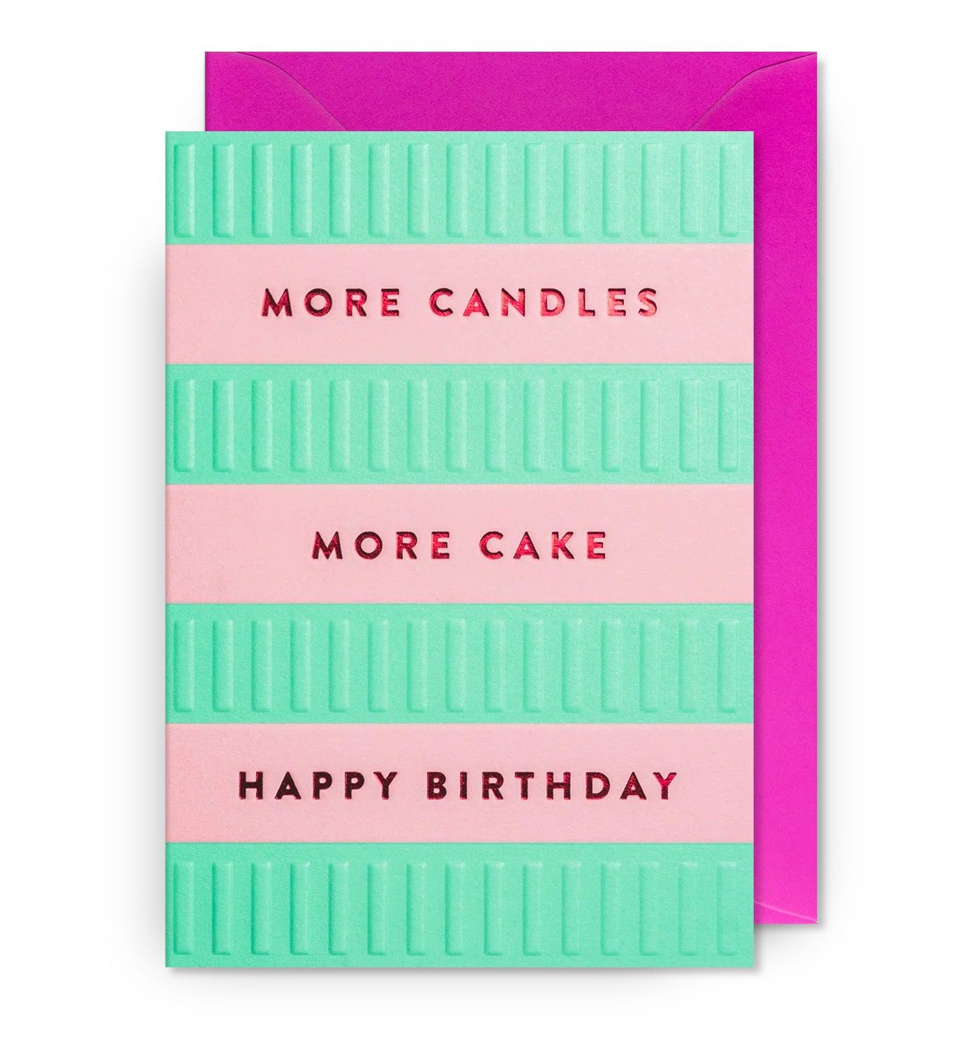 2-osainen kortti Lagom - More Candles More Cake