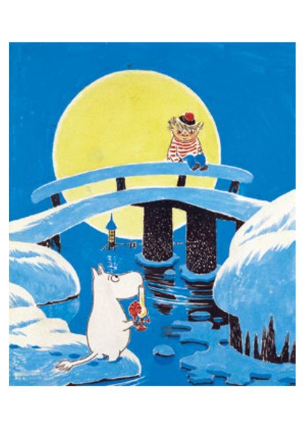 2-osainen kortti Muumi - Taikatalvi