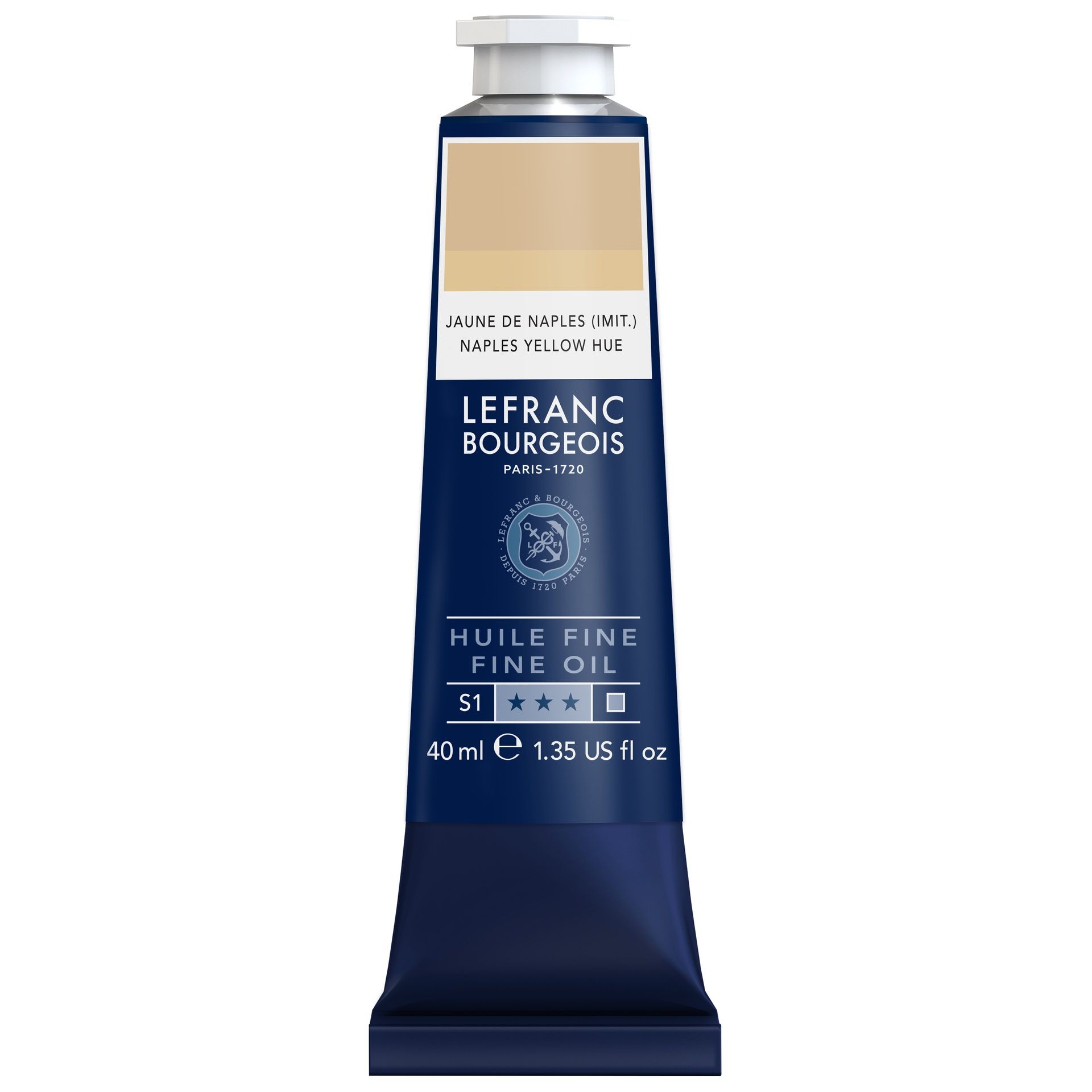 LB Fine Oil 40ml 190 Naples Yellow Hue, öljyväri