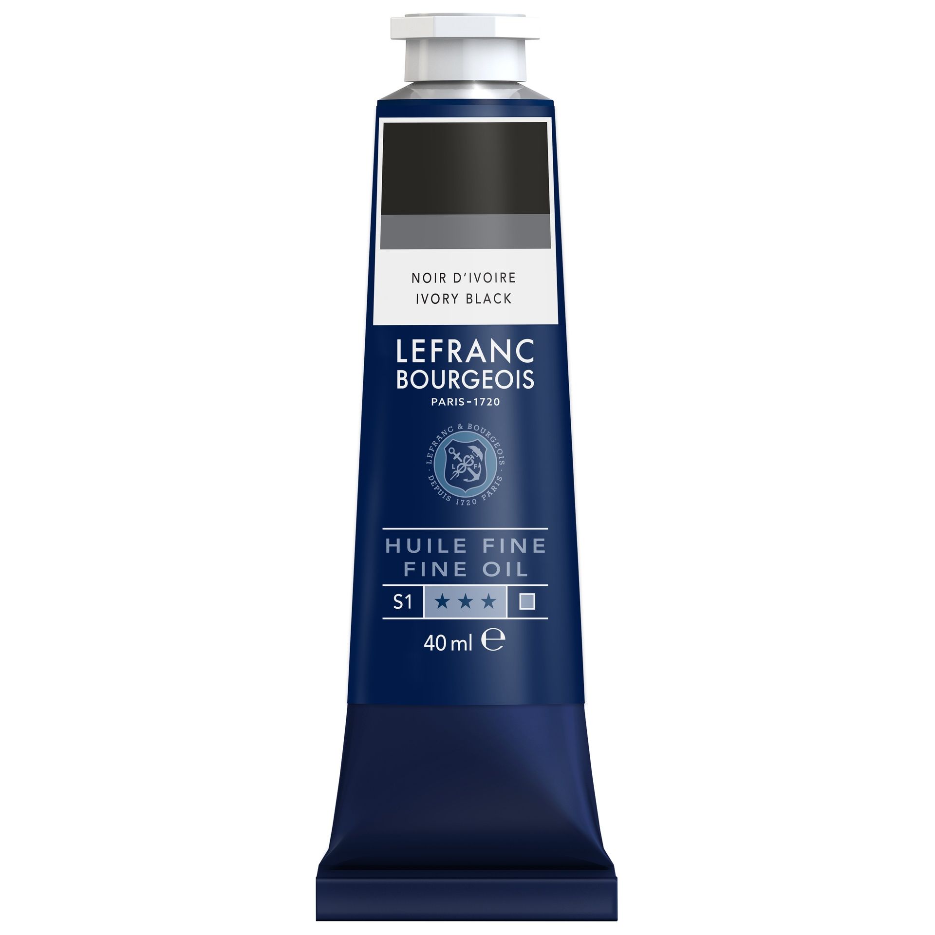 LB Fine Oil 40ml 269 Ivory Black, öljyväri