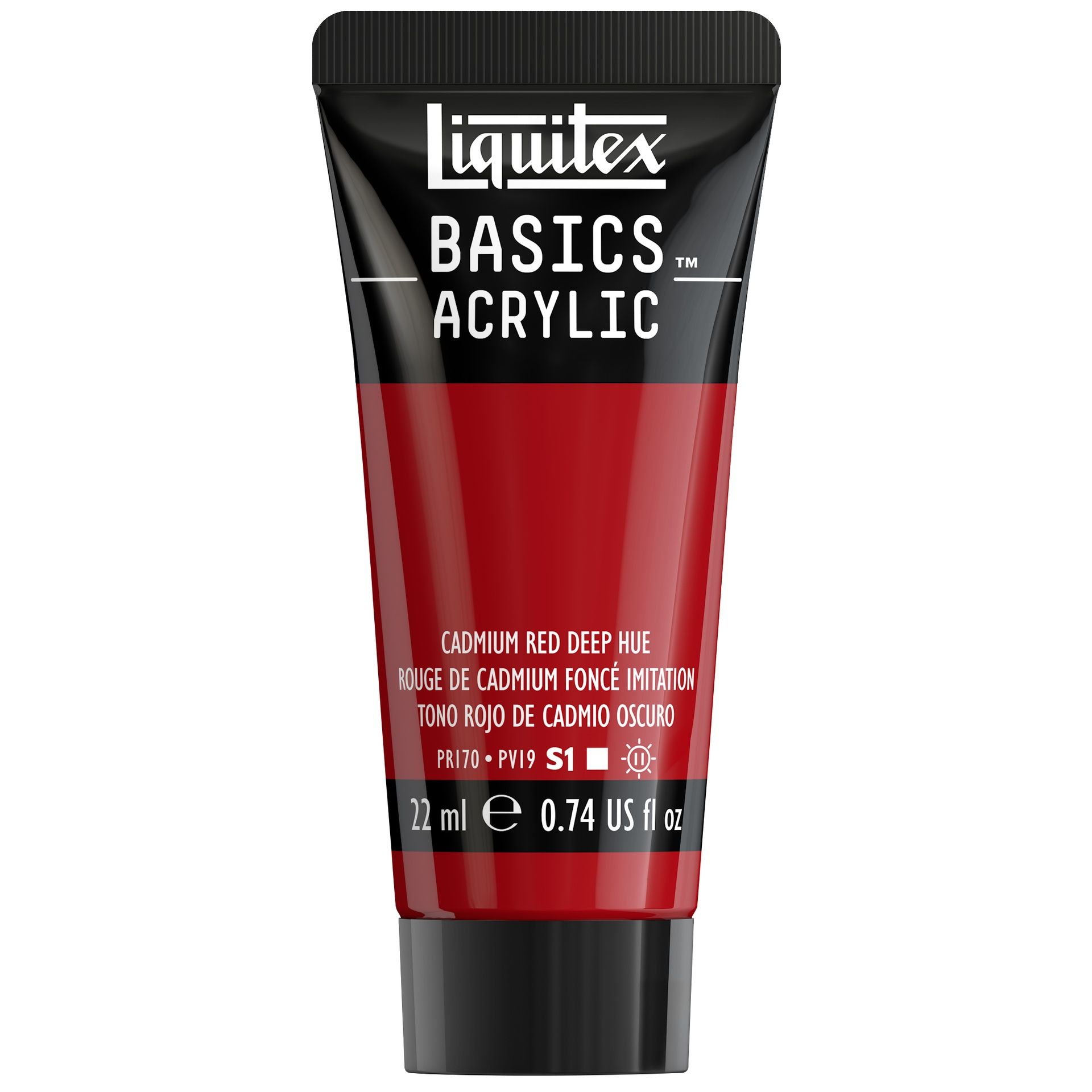 Liquitex Basics 22 ml  311 CADMIUM RED DEEP HUE