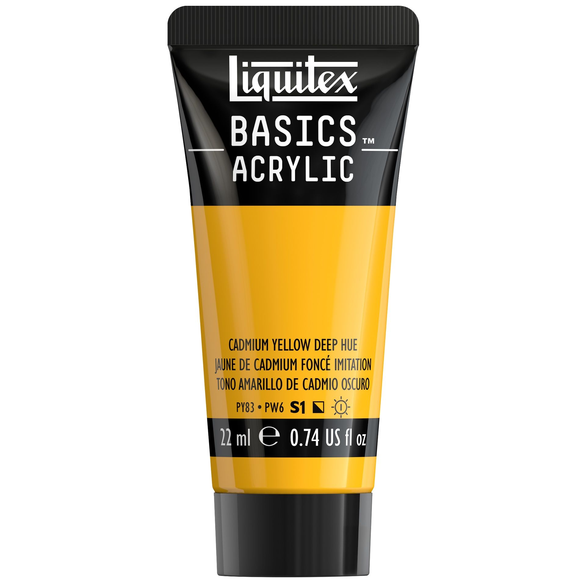 Liquitex Basics 22 ml  163 CADMIUM YELLOW DEEP H