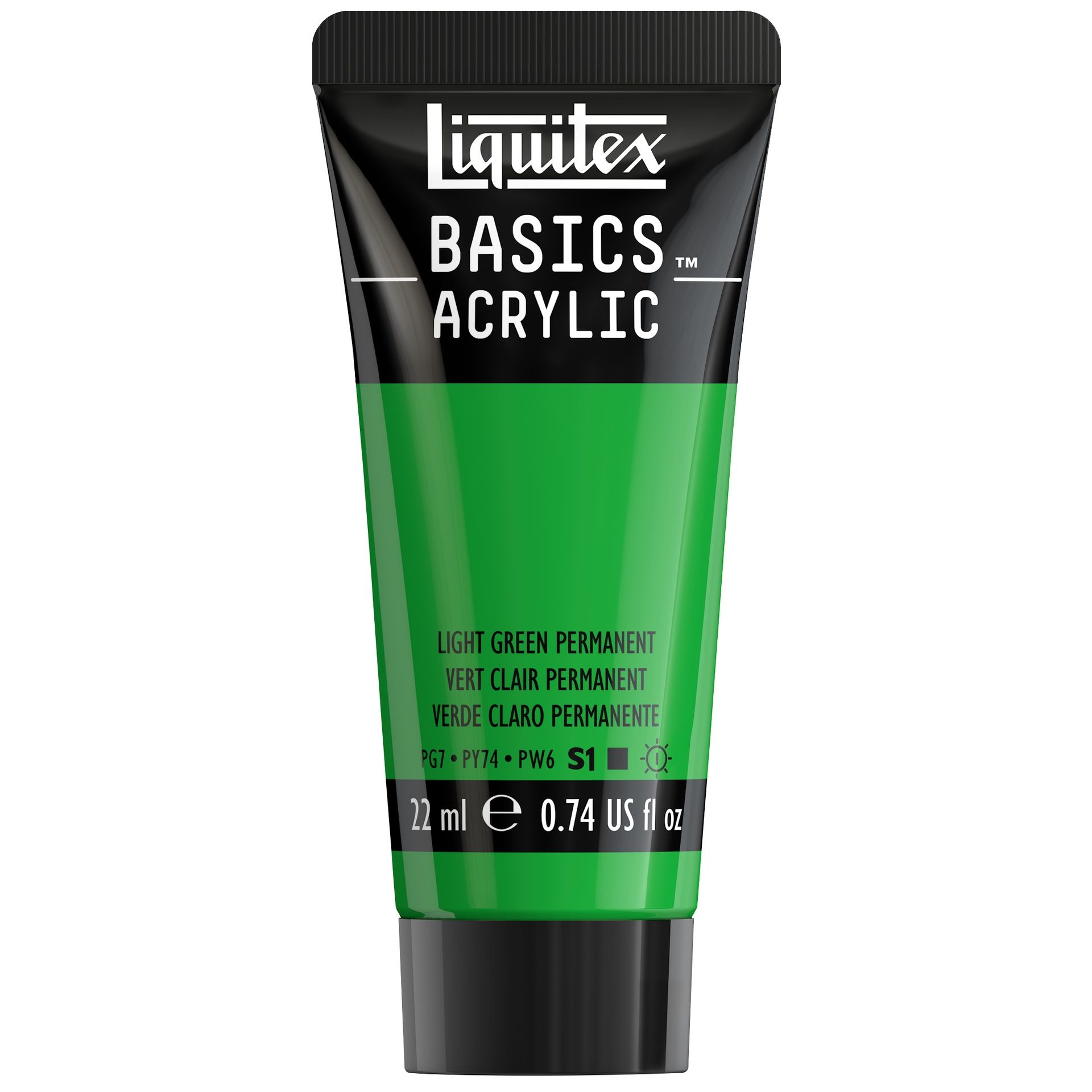 Liquitex Basics 22 ml 312 GREEN LIGHT PERMANENT