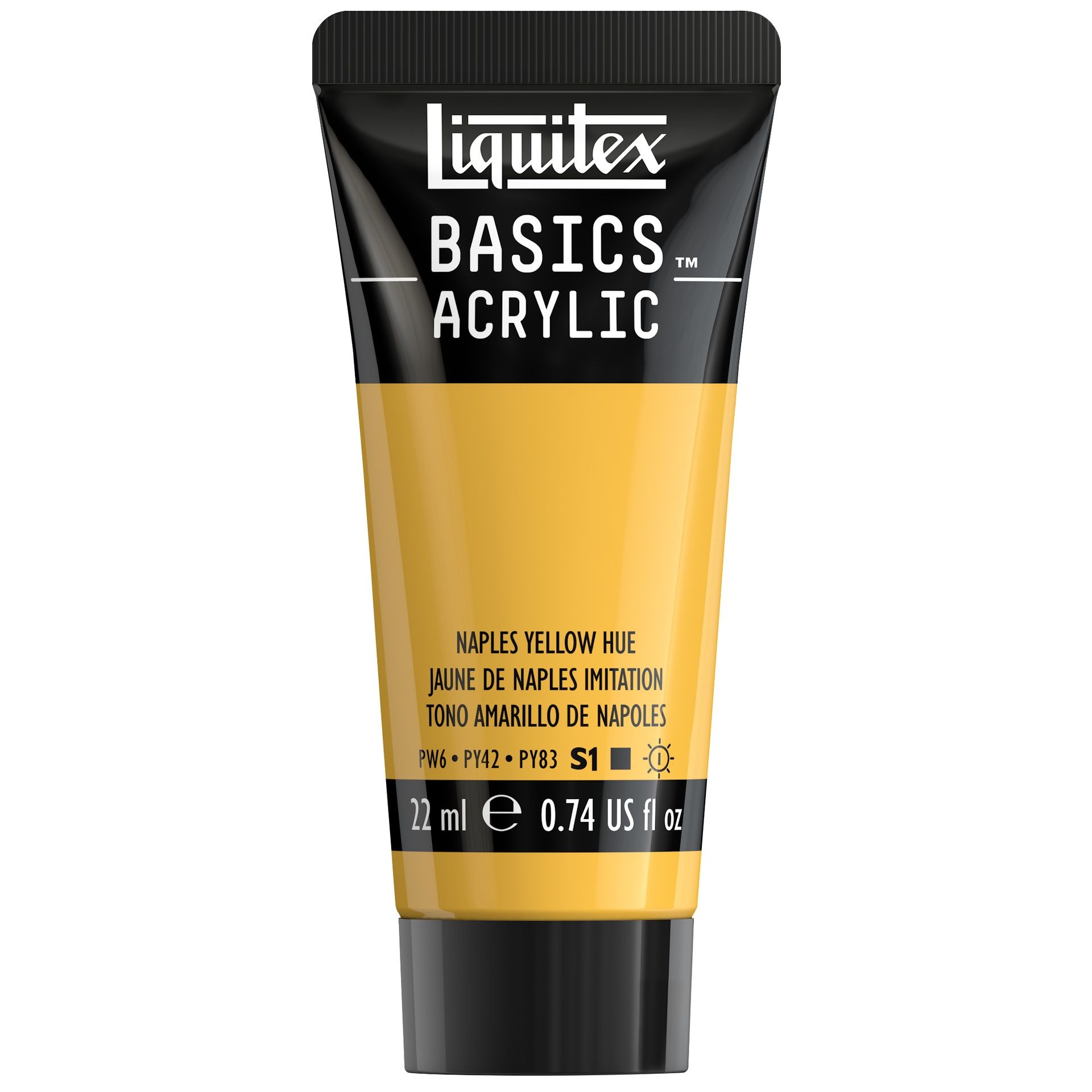 Liquitex Basics 22 ml 601 NAPLES YELLOW HUE