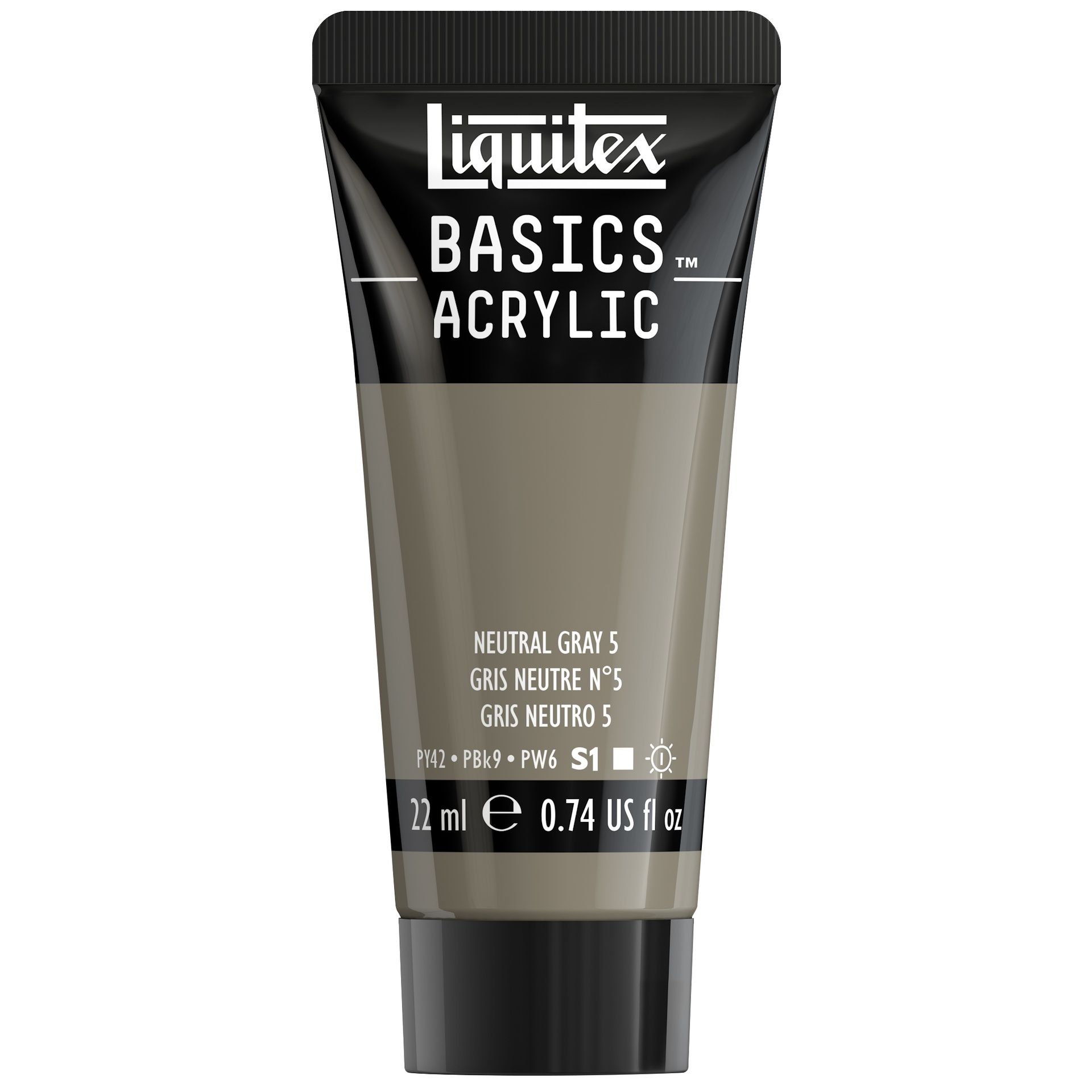 Liquitex Basics 22 ml 599 GREY NEUTRAL VALUE 5
