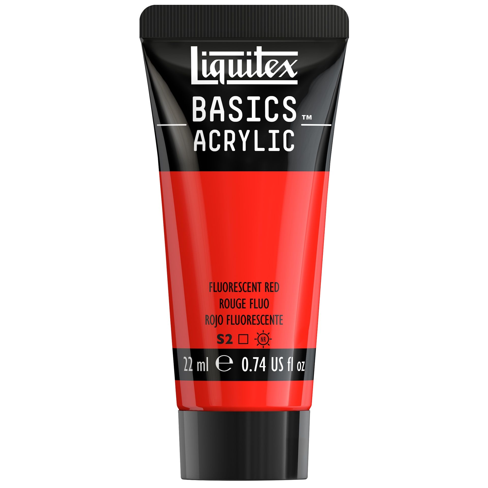 Liquitex Basics 22 ml 983 FLUORESCENT RED