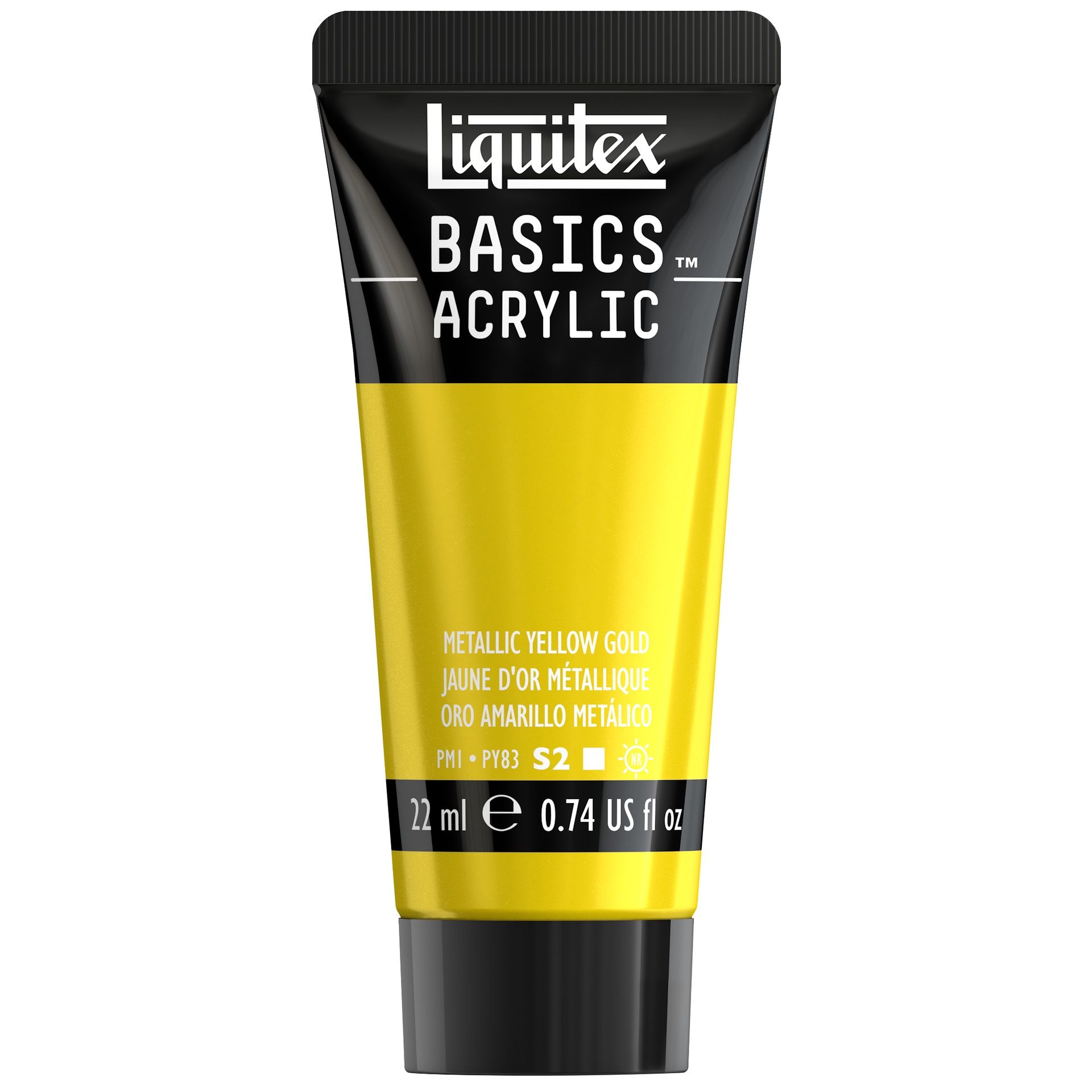 Liquitex Basics 22 ml 343 METALLIC YELLOW GOLD