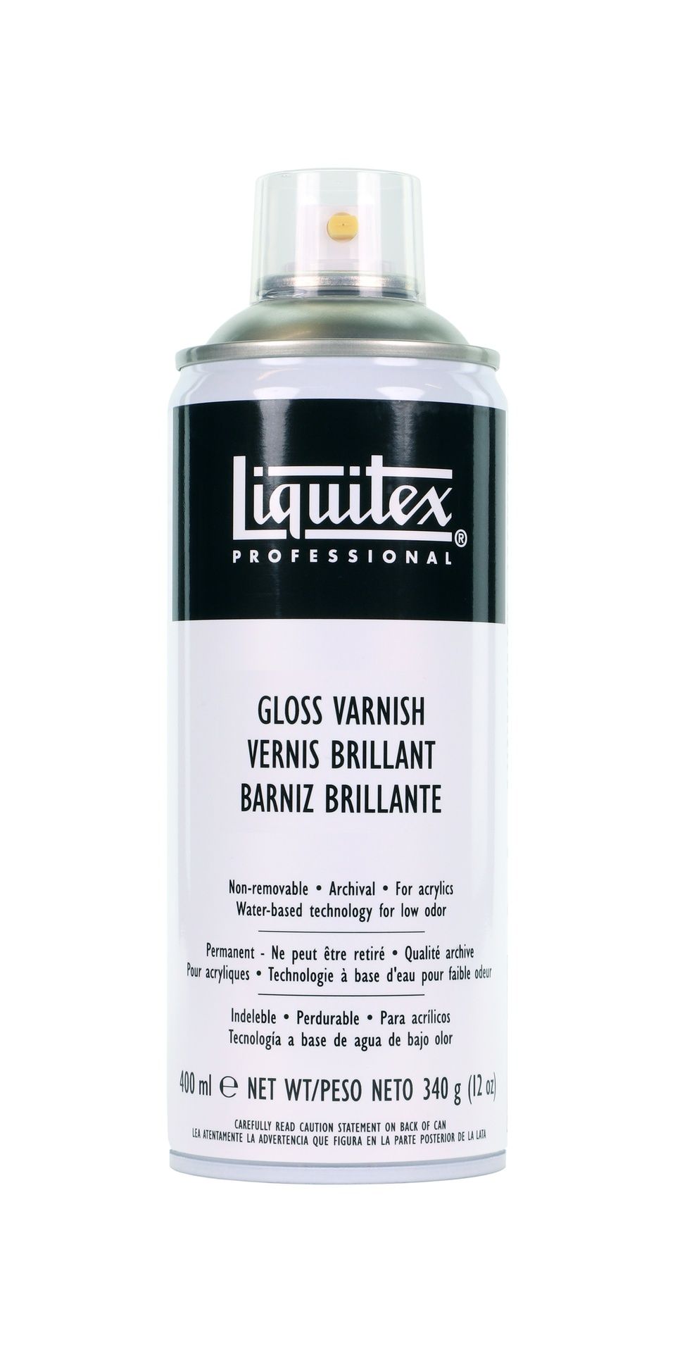 Liquitex Varnish Gloss Spray 400ml, Varnish