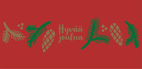 Rahakuori joulu Putinki Design - Punainen