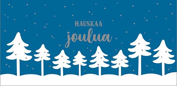 Rahakuori joulu Putinki Design - Sininen