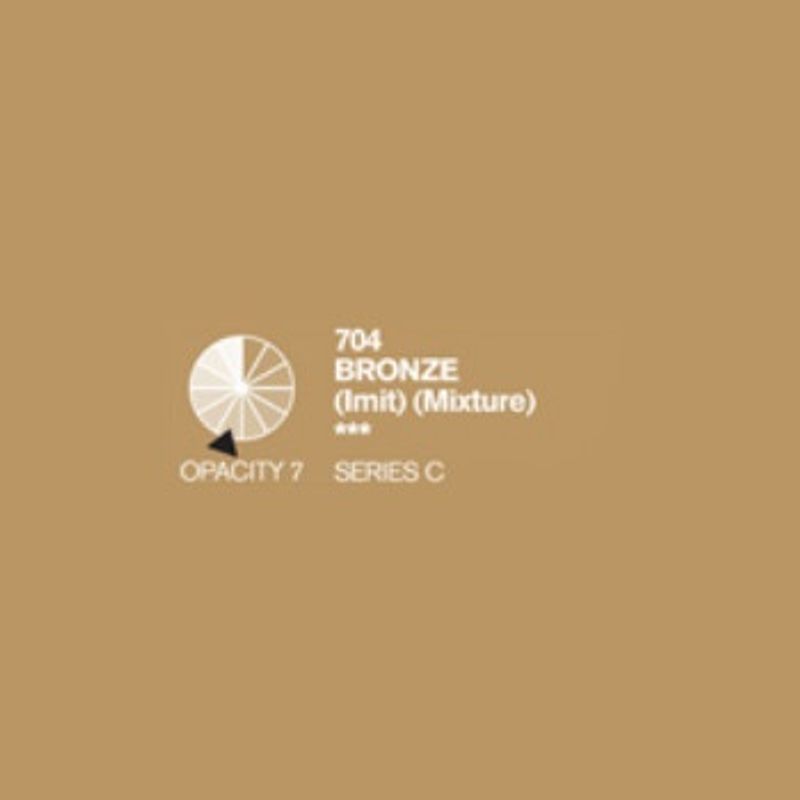 PA. DR Cryla acrylic 75ml 704 Bronze (hue) (C), taiteilija-akryyliväri