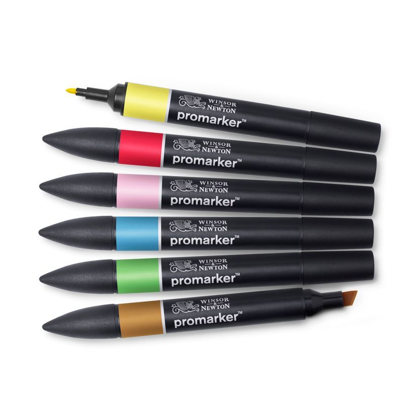 WN Promarker Mid tones 6-lajitelma
