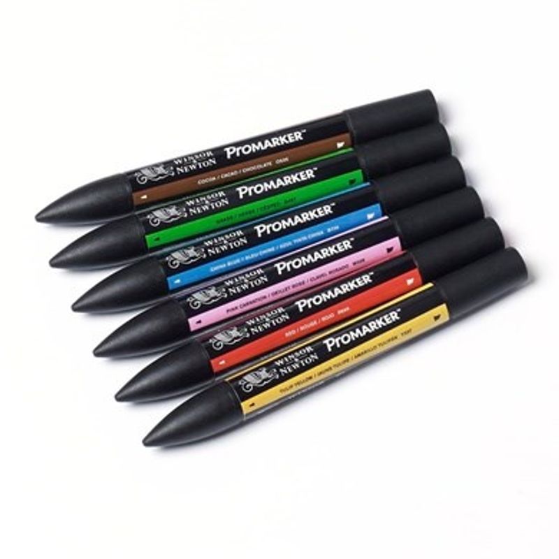 WN Promarker Mid tones 6-lajitelma