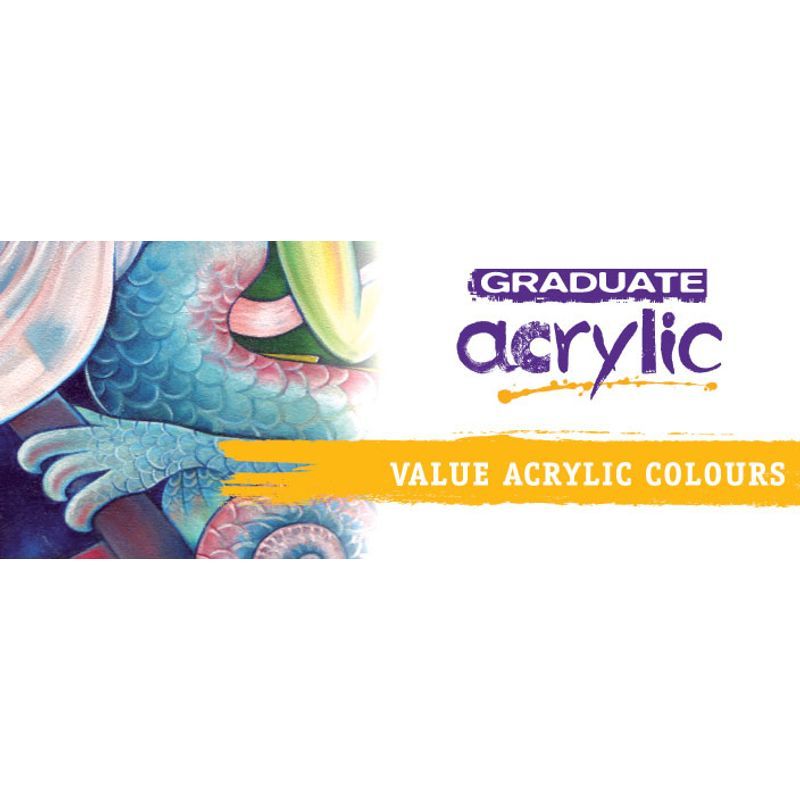 DR Graduate acrylic 500ml 450 Violet, 500ml akryyliväri