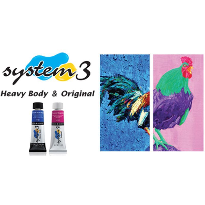 DR System 3 acrylic 59ml 223 Burnt Umber, akryyliväri