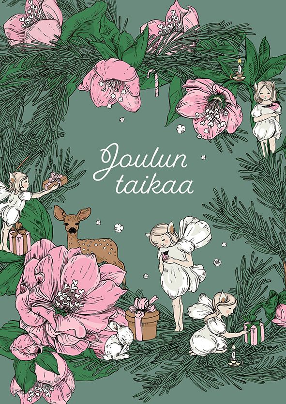 Postikortti joulu Nuppu - "Joulun taikaa"