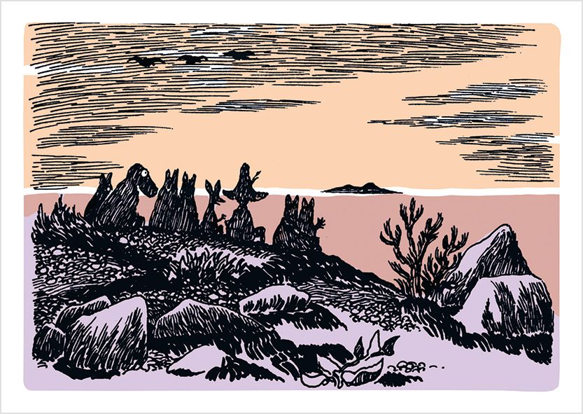 Postikortti Muumi - Auringonnousu