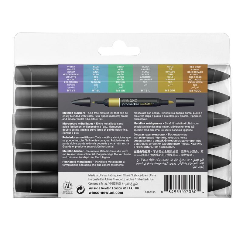 WN Promarker Metallic 6-lajitelma