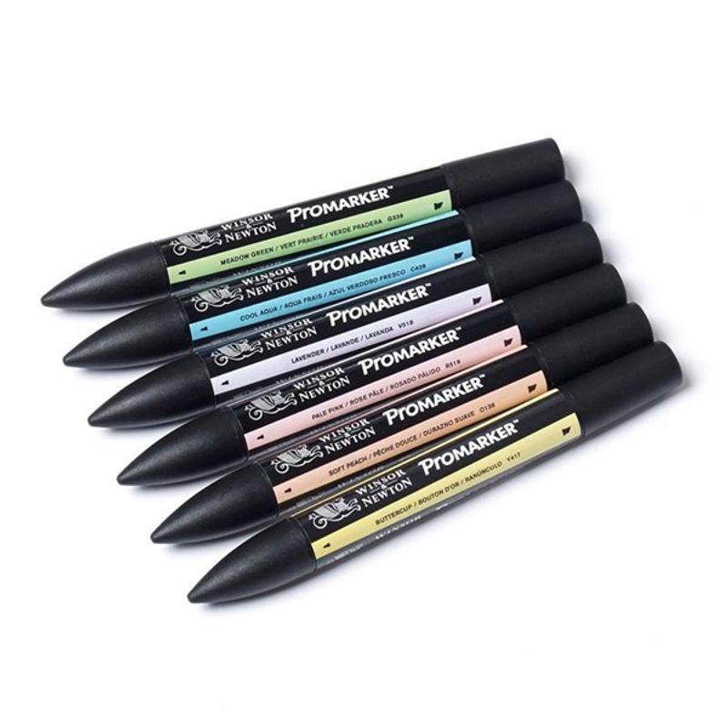WN Promarker Pastel tones 6-lajitelma