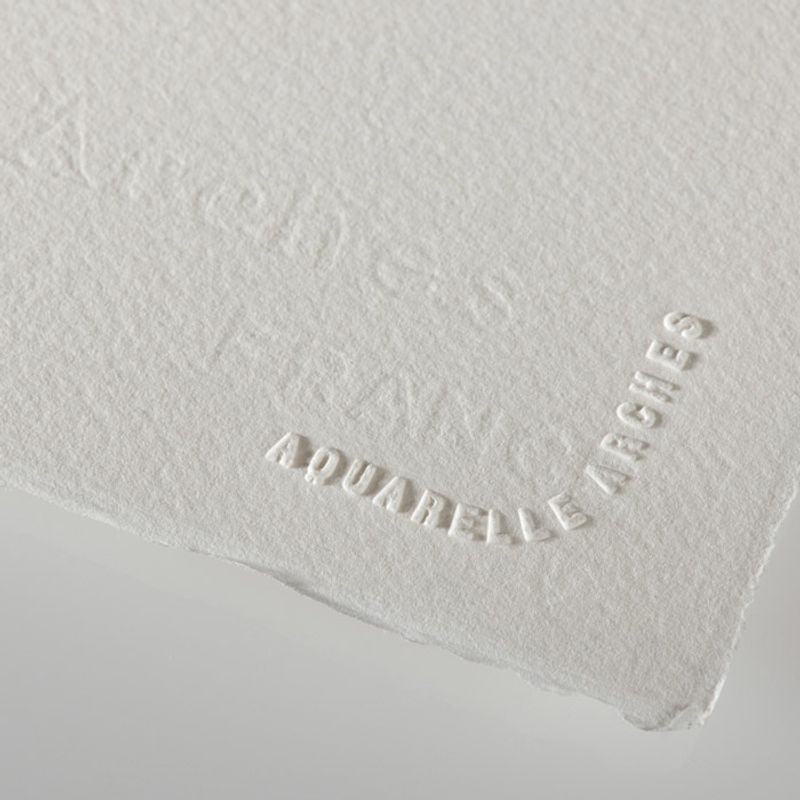 Arches 300g A4 (12L1) karkea, 100% lumppu akvarellilehtiö - 3700417134899