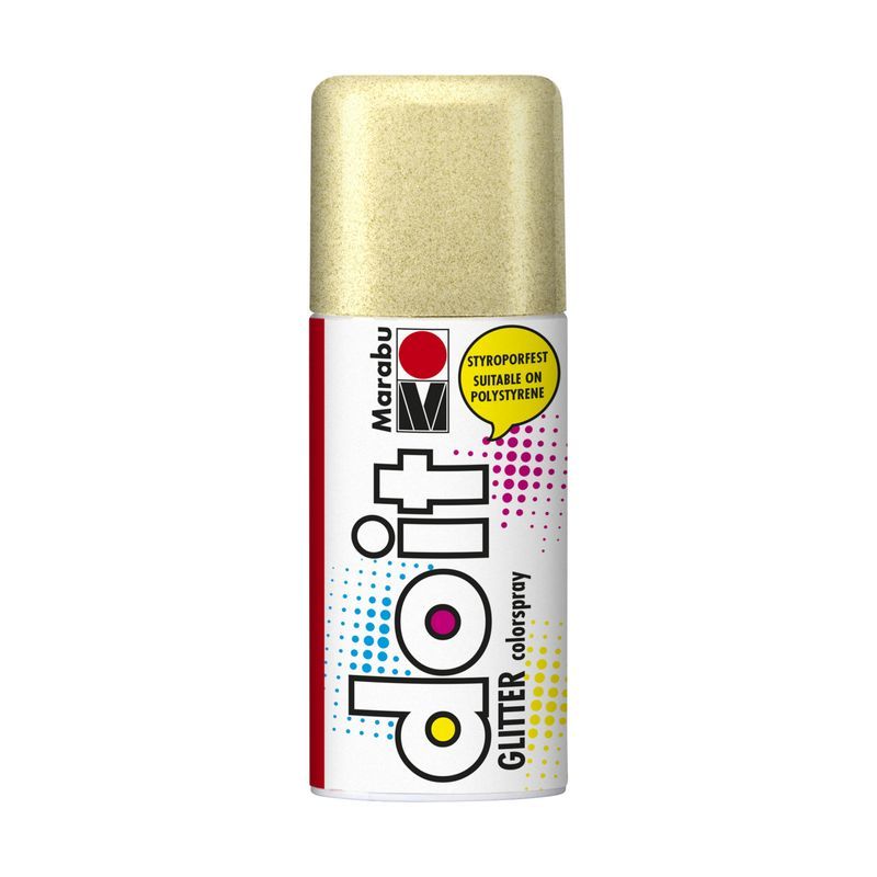 Marabu do-it-spray glitter 150ml 584 Gold, Kulta