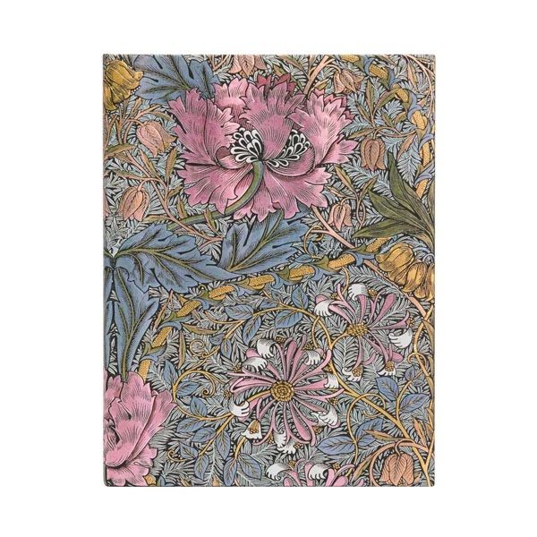 Muistikirja Paperblanks Ultra Unlined - Morris Pink Honeysuckle
