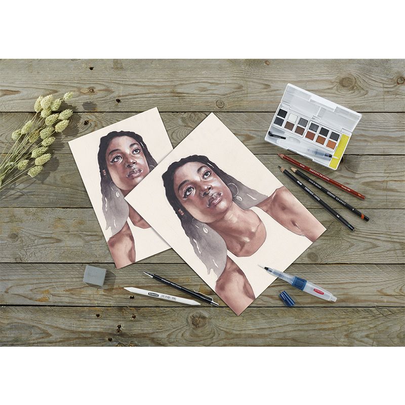 P. Derwent Shade and Tone Mixed Media Set, Inktense, Graphitint, Charcoal, Pastel