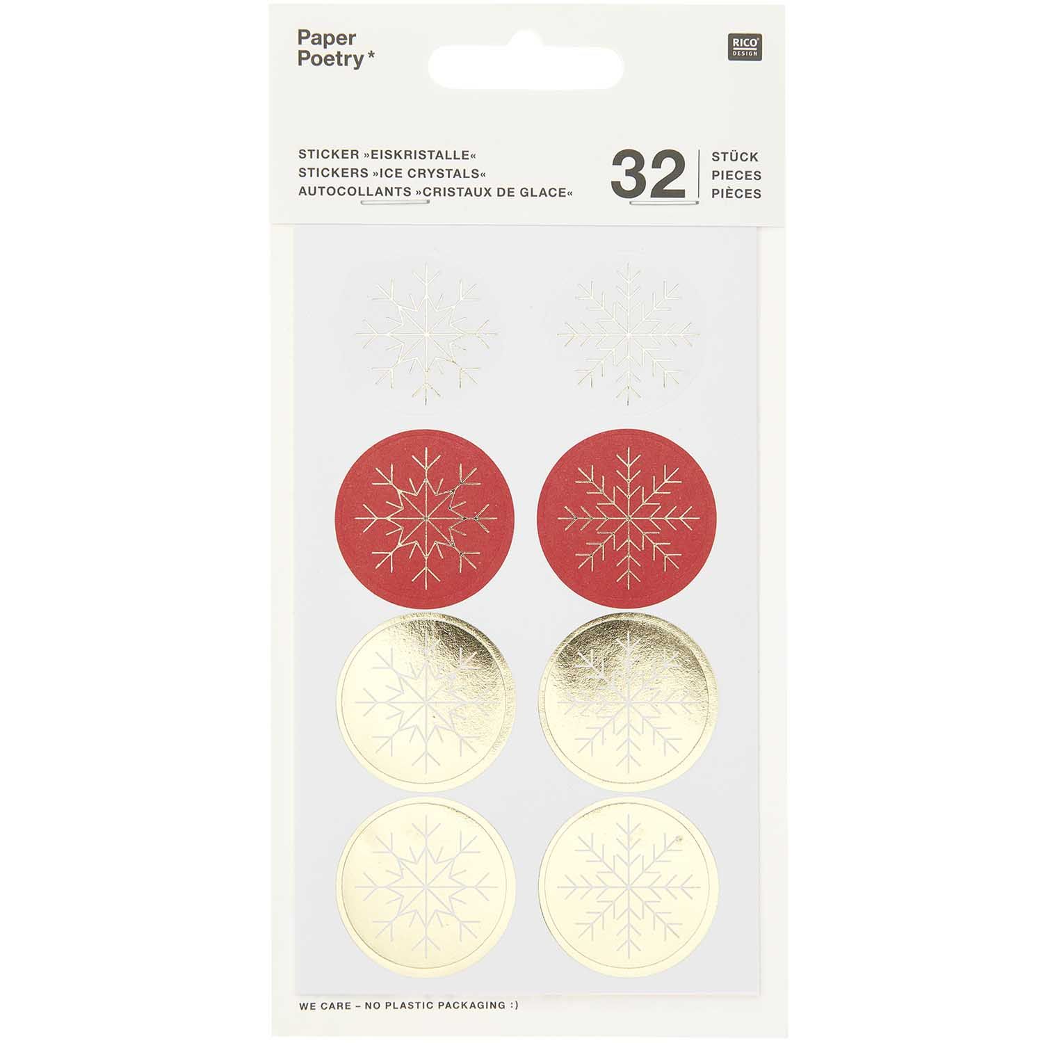 Tarrasetti joulu Rico Design - Snowflakes