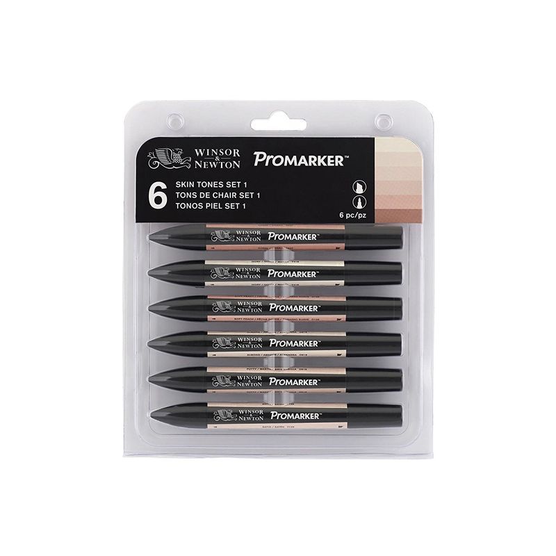 WN Promarker Skin tones 6-lajitelma set 1