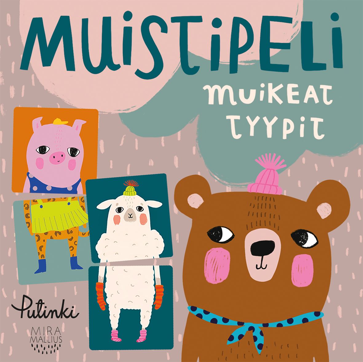 Muistipeli Putinki Mira Mallius - Muikeat eläimet