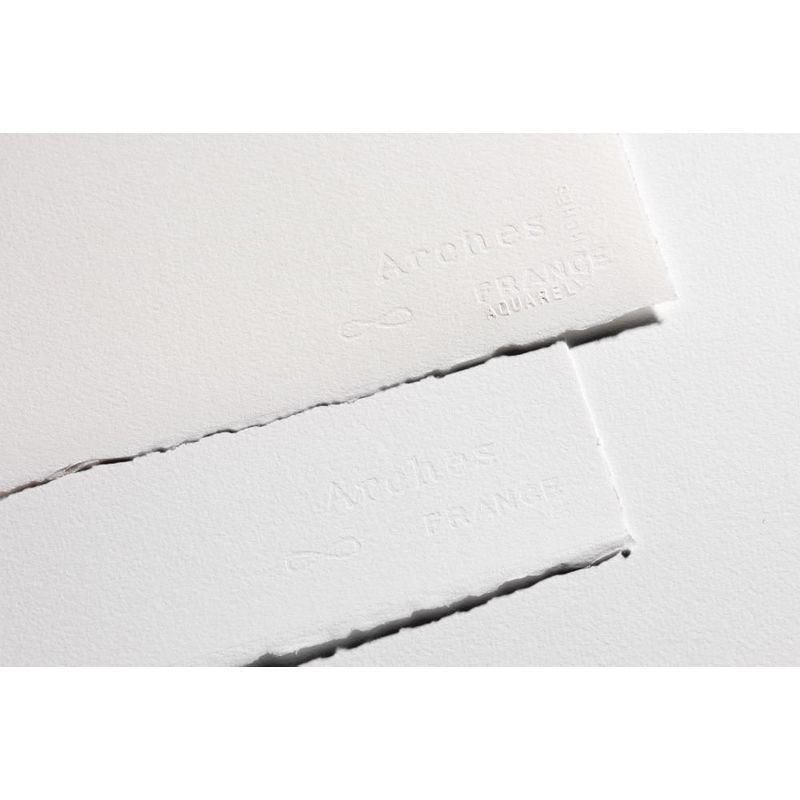 Arches 300g 56x76cm puolikarkea Natural white, 100% lumppu akvarellipaperi