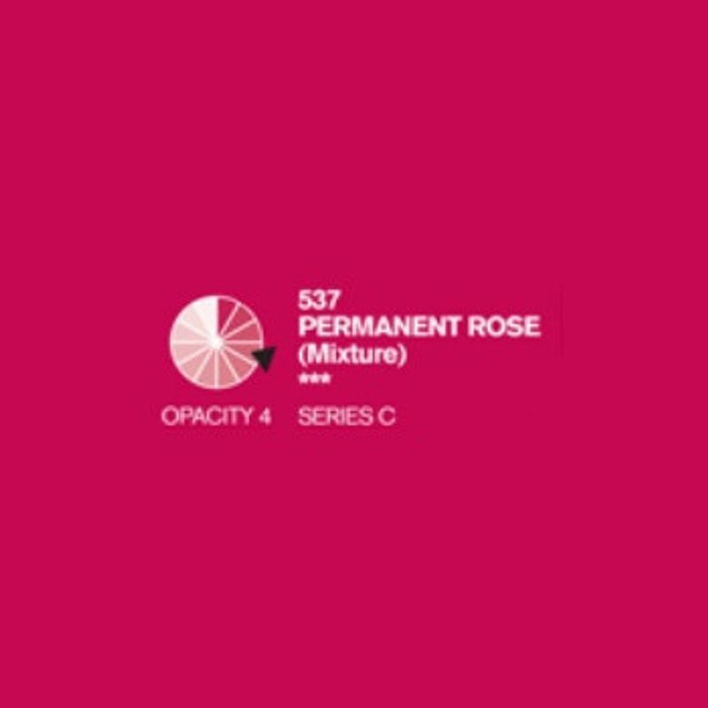 PA. DR Cryla acrylic 75ml 537 Permanent rose (C), taiteilija-akryyliväri