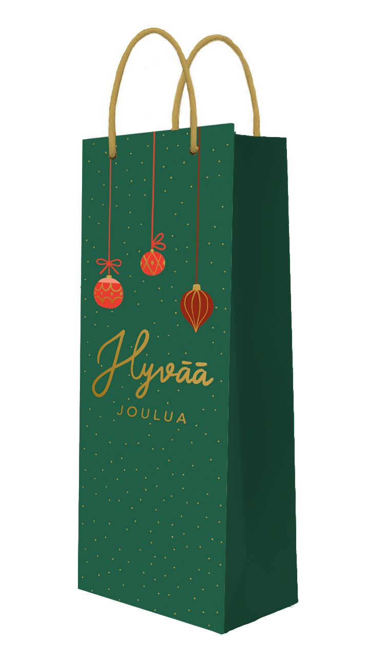 Lahjakassi joulu pullokassi Putinki Letters - Hyvää joulua