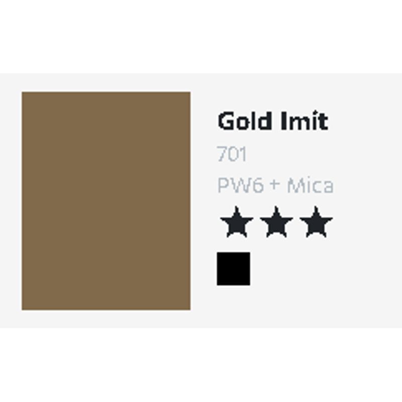 T DR Aquafine Gouache 701 15ml Gold (Imit)